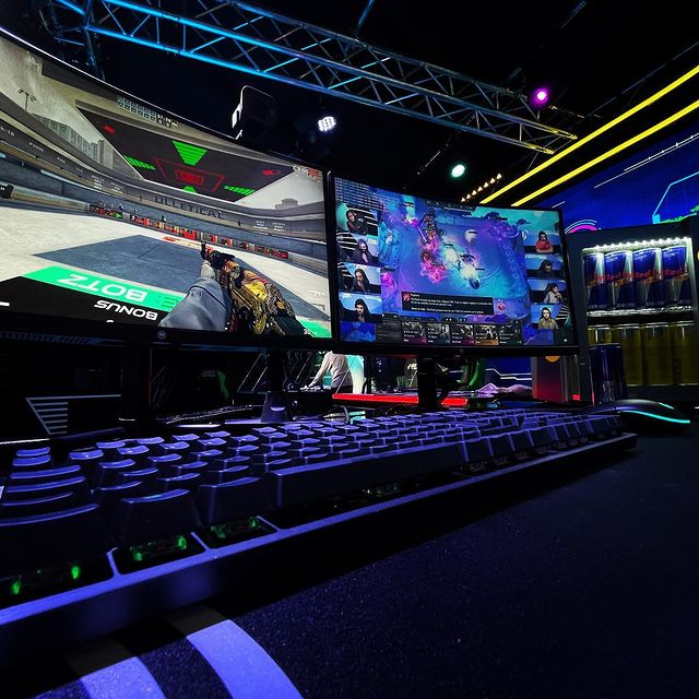 ESpot regularly holds competitive esports events in their Arena