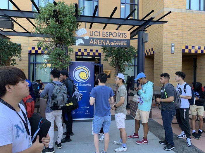 Outside of UCI Esports Arena