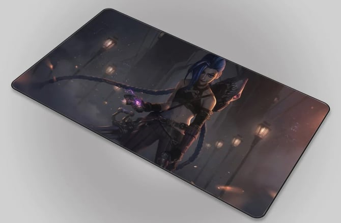 Mousepad League of Legends Illaoi A Sacerdotista Cráquem