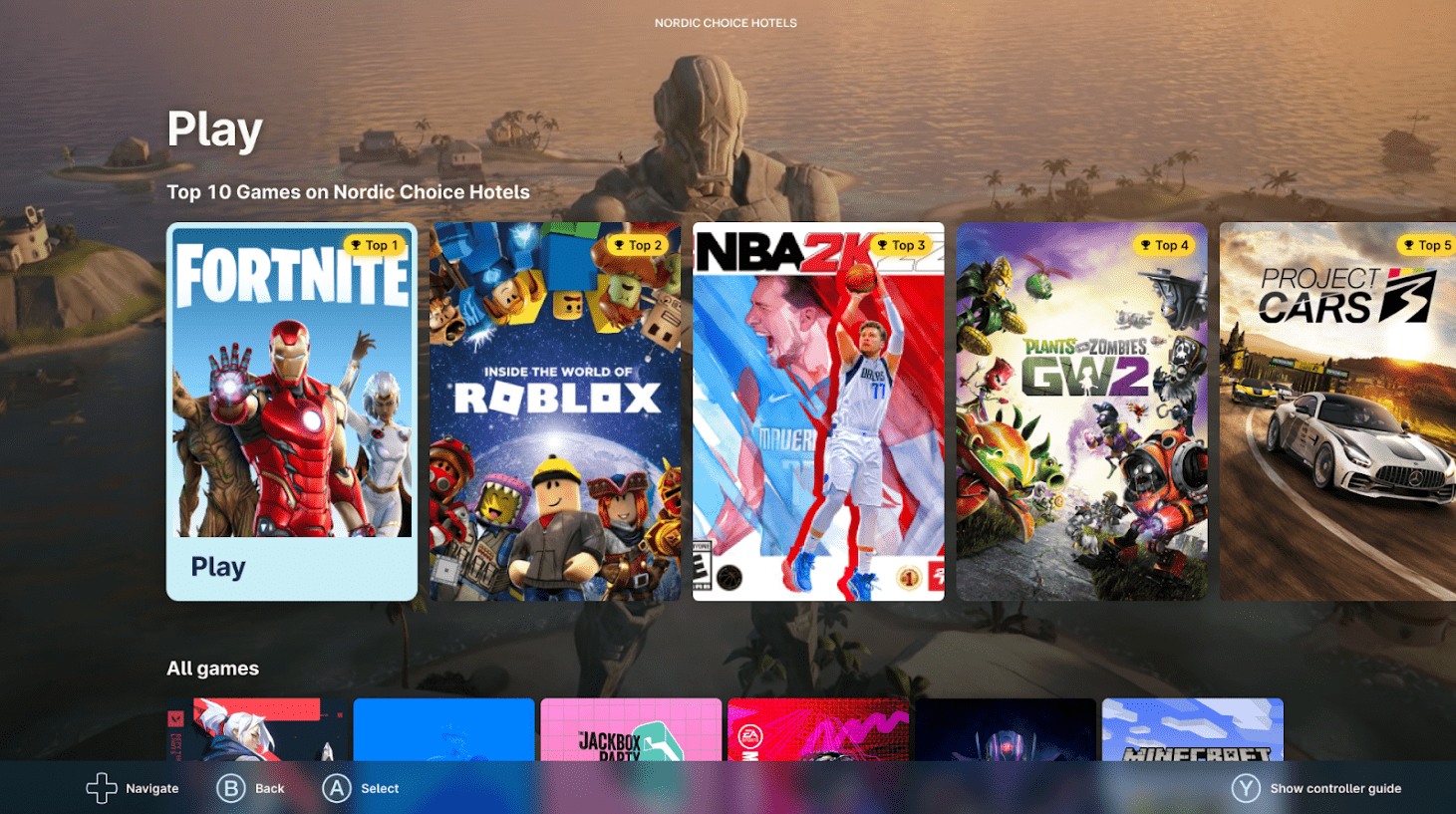 Hotel Game Room: Esports Entertainment for Guests