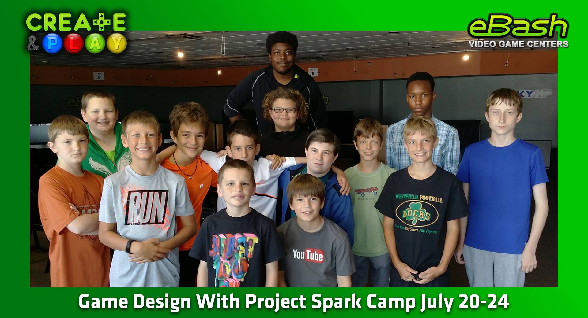 Game Design With Project Spark Camp July 20-24