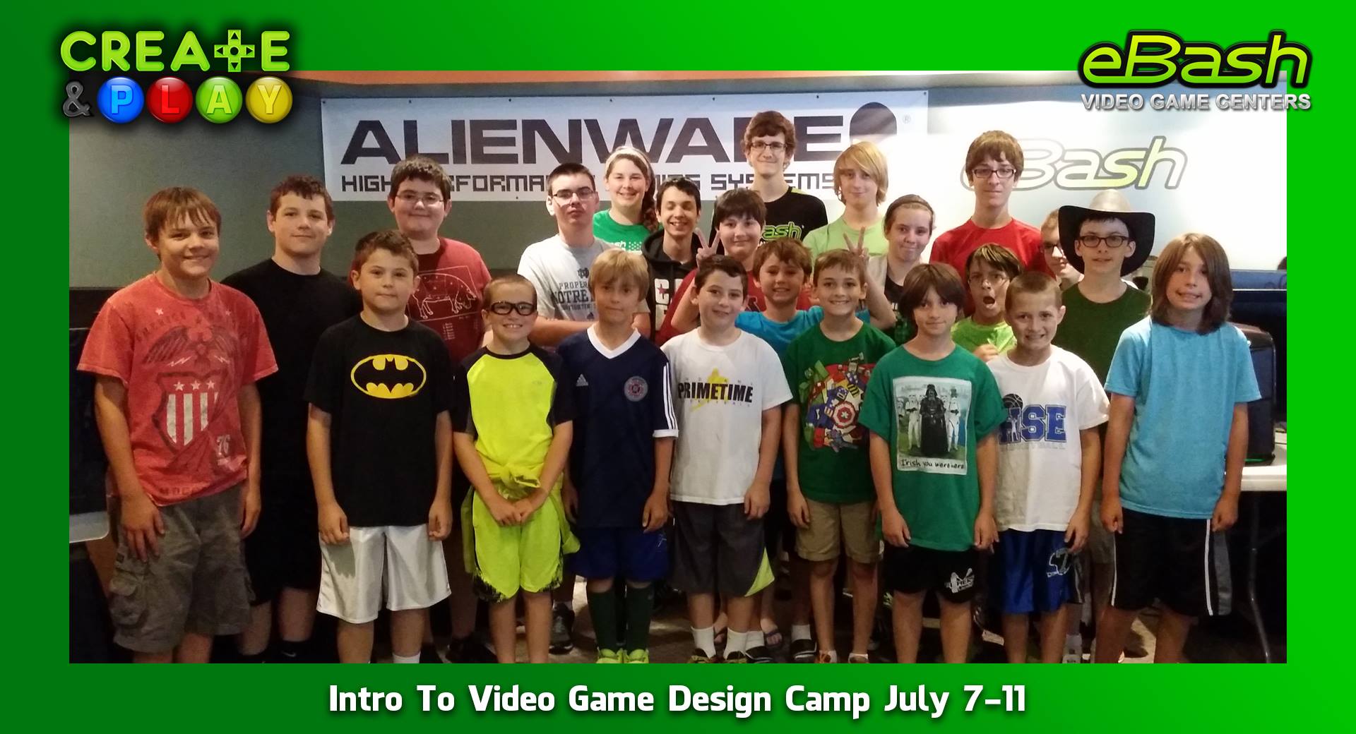 Intro To Video Game Design Camp July 7-11