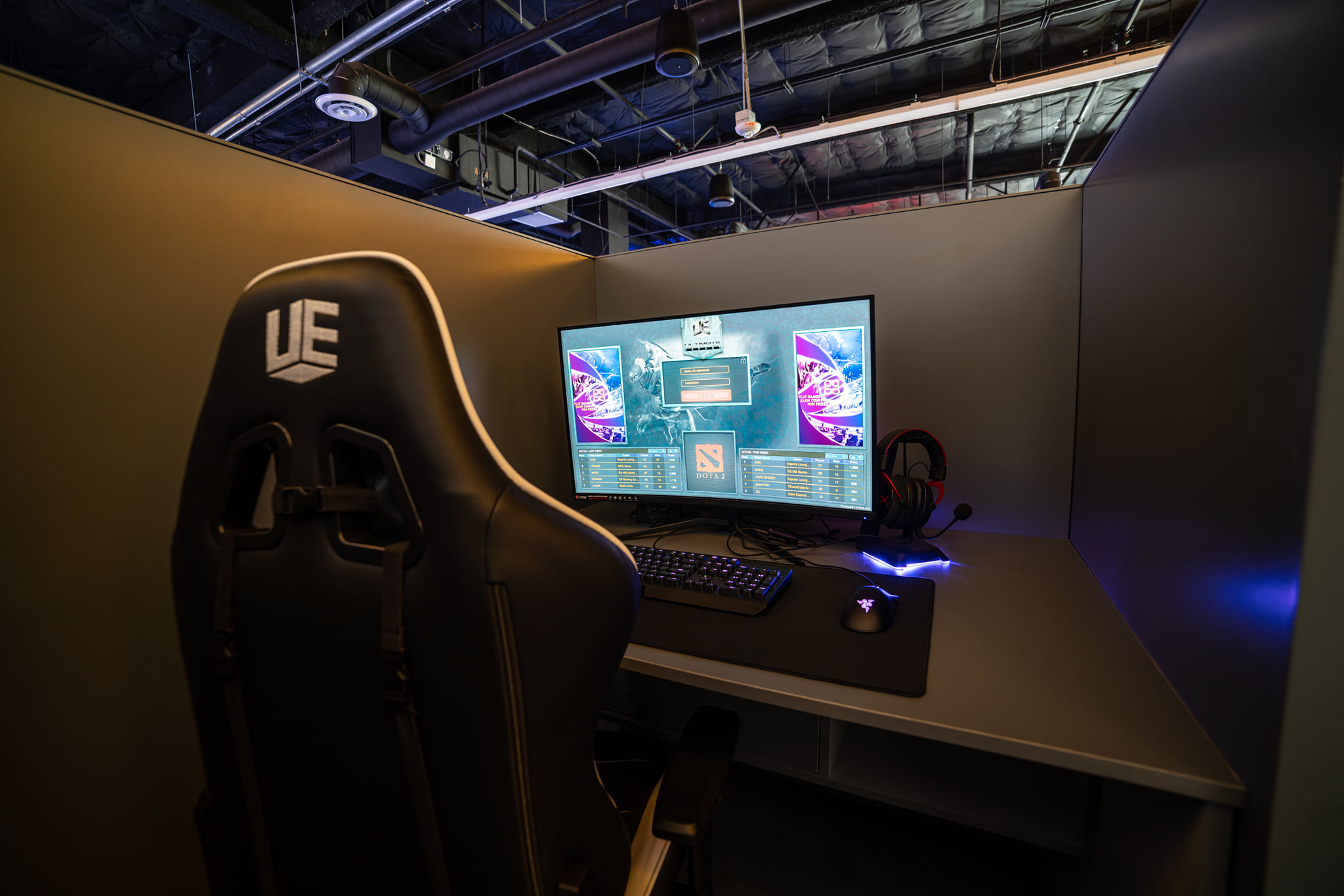 Professional players can focus on their game in Ultimate Esports Private Area