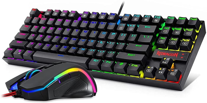 Redragon K552-RGB-BA Mechanical Gaming Keyboard and Mouse Combo