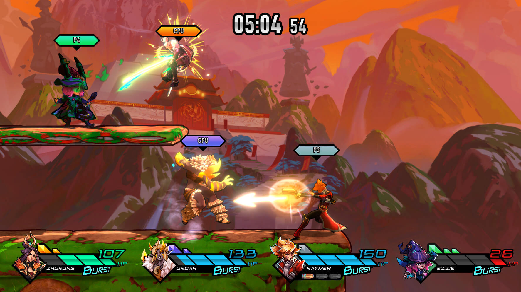 Rushdown Revolt is a new addition to the growing list of platform fighting games