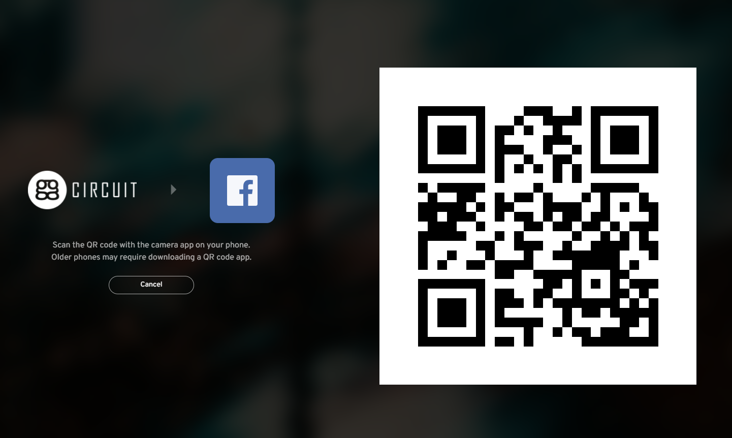 ggLeap client now has the ability to login a user via QR code