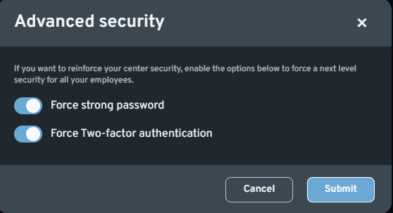 Advanced security login requirements