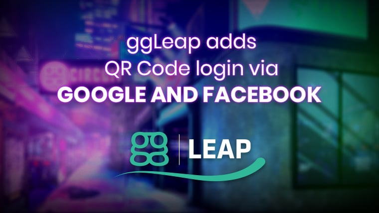 QR Code Login Feature Via Google and Facebook Now Available!