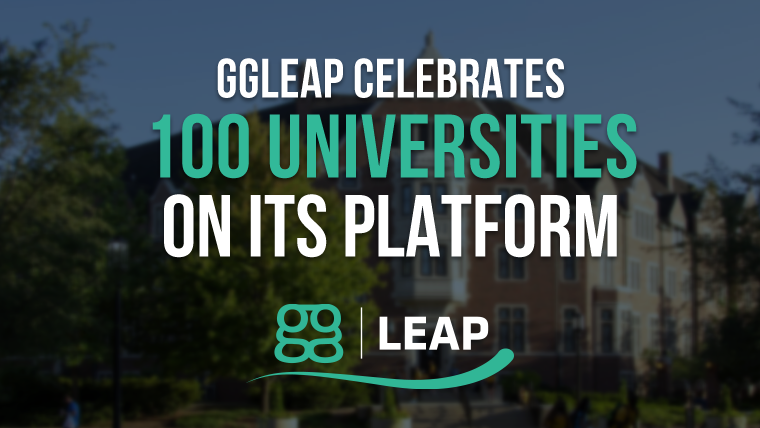 ggLeap Milestone: 100 University Clients on the Platform!