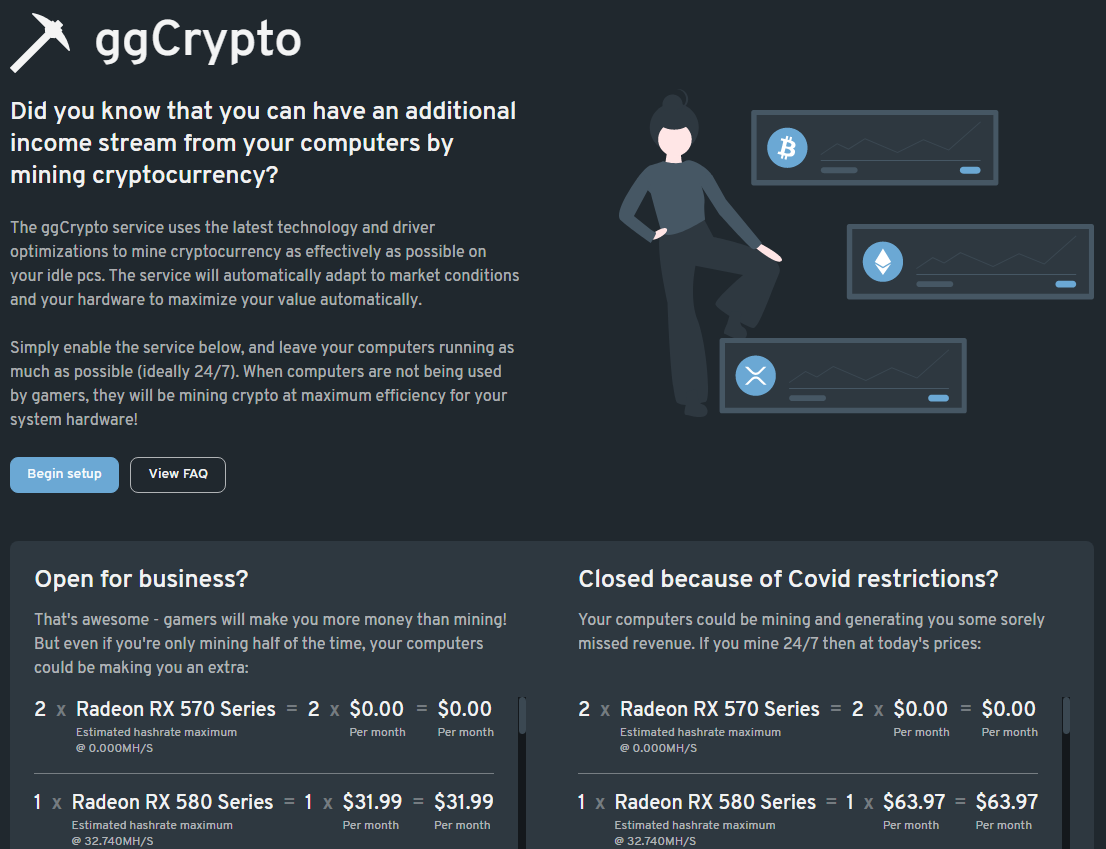 ggCrypto shows what an esports venue can earn with crypto